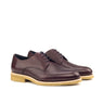 DapperFam Vero in Burgundy Men's Italian Full Grain Leather Derby in Burgundy #color_ Burgundy