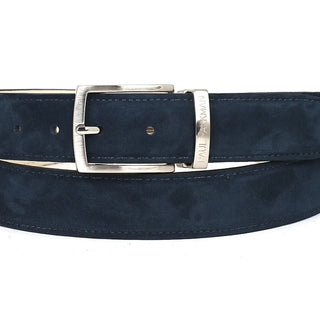 Pau Parkman Men's Suede Belt in Navy in #color_