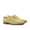 DapperFam Vero in Sand Men's Lux Suede Derby in Sand #color_ Sand