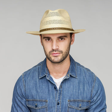 Bailey of Hollywood Dalton Hat - M - Navy - Men's Hats