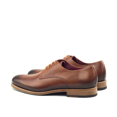 DapperFam Vero in Cognac Men's Italian Leather Derby in #color_