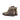 DapperFam Everest in Tweed / Dark Brown Men's Sartorial & Italian Pebble Grain Leather Hiking Boot in #color_