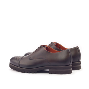 DapperFam Vero in Dark Brown Men's Italian Leather Derby in #color_