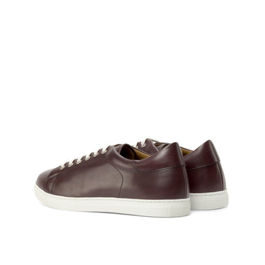 DapperFam Rivale in Burgundy Men's Italian Leather Trainer in #color_