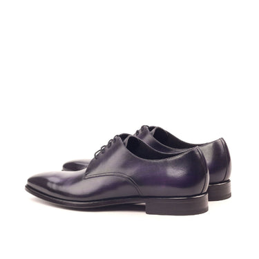 DapperFam Vero in Purple Men's Hand-Painted Patina Derby in #color_