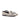 DapperFam Enzo in Grey / Black Men's Linen & Grossgrain Slipper in Grey / Black #color_ Grey / Black